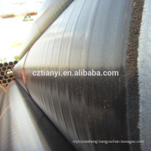 China direct factory top quality black erw steel pipe